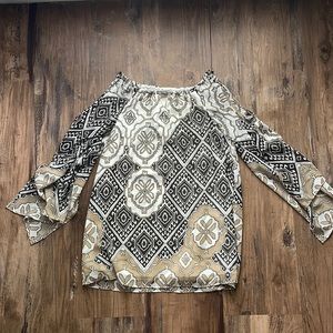 Chicos Patterned Blouse